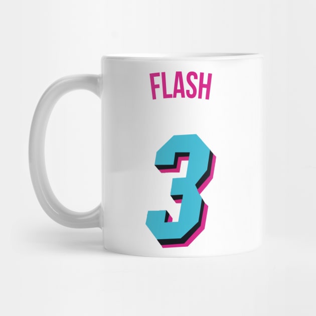 Dwyane Wade Flash Nickname Jersey Miami Heat Nba Mug